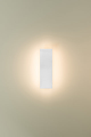 Barline Shadow Aluminium White 300mm Wall Light - HV3571T-WHT-24V