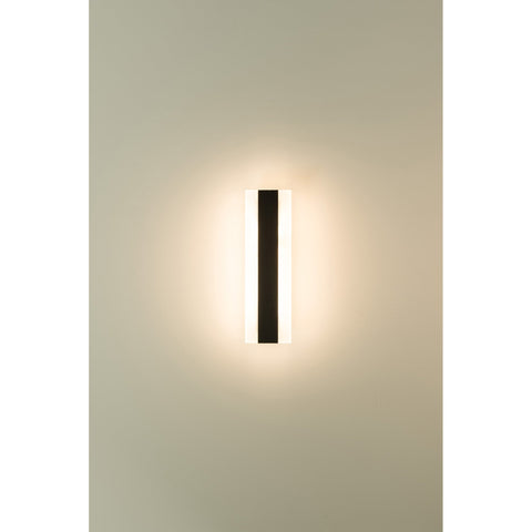 Barline Aluminium Black 300mm Wall Light - HV3581T-BLK-24V
