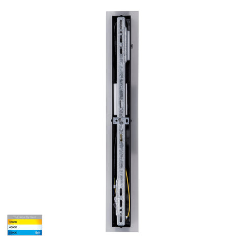 Barline Aluminium Black 600mm Wall Light - HV3582T-BLK-24V