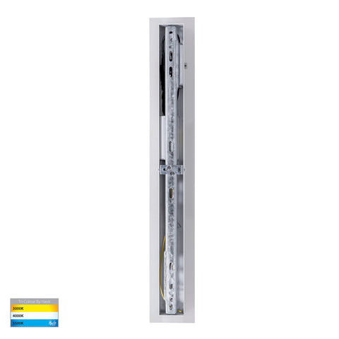 Barline Aluminium White 600mm Wall Light - HV3582T-WHT-24V