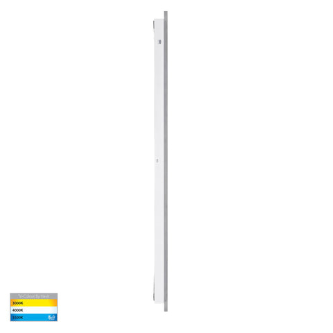 Barline Aluminium White 1000mm Wall Light - HV3584T-WHT