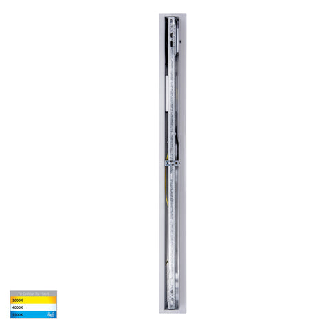 Barline Aluminium White 1000mm Wall Light - HV3584T-WHT