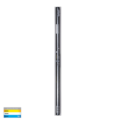 Barline Aluminium Black 1500mm Wall Light - HV3586T-BLK-24V