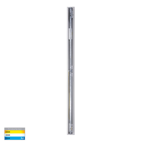 Barline Aluminium White 1500mm Wall Light - HV3586T-WHT