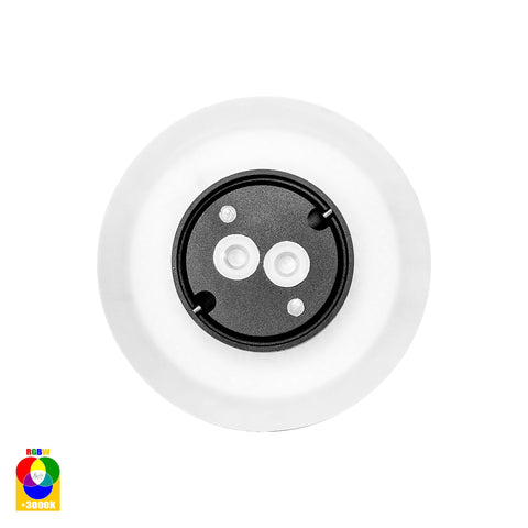Halo Black RGBW LED Wall Light - HV3591RGBW-BLK