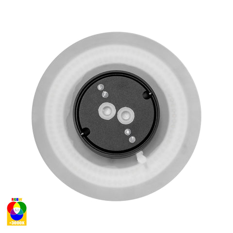 Halo Black RGBW LED Wall Light - HV3592RGBW-BLK