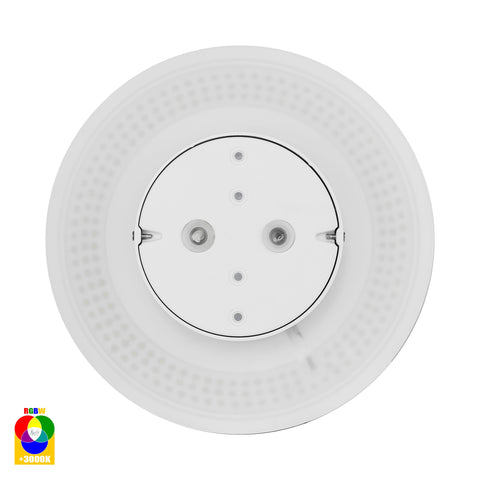 Halo White RGBW LED Wall Light - HV3593RGBW-WHT