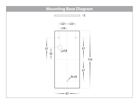 HV3605T-SS316 -Taper 316 Stainless Steel TRI Colour LED Wedge Wall Light - HV3605T-SS316