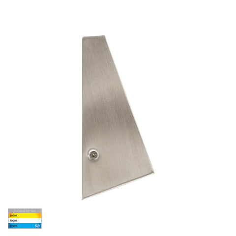 HV3605T-SS316 -Taper 316 Stainless Steel TRI Colour LED Wedge Wall Light - HV3602T-SS316