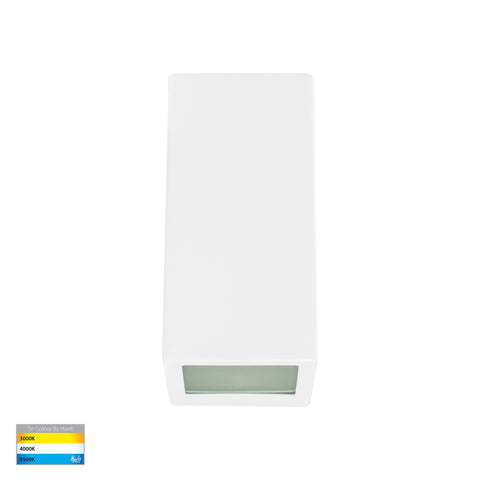 HV3602T-WHT- HV3605T-WHT -Taper White TRI Colour LED Wedge Wall Light - HV3602T-WHT