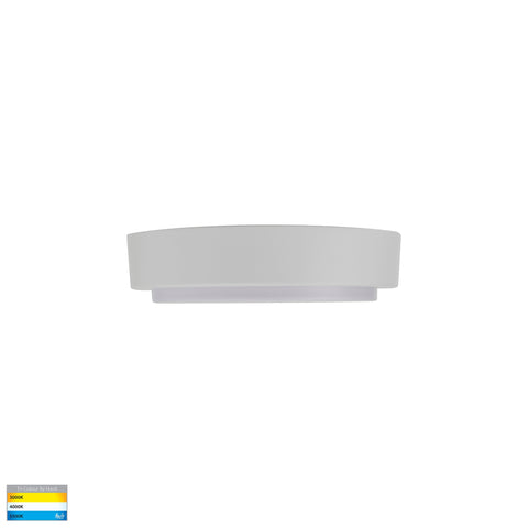 HV36051T-WHT- Liptor White 10w Ceiling Mounted LED Oyster - HV36051T-WHT