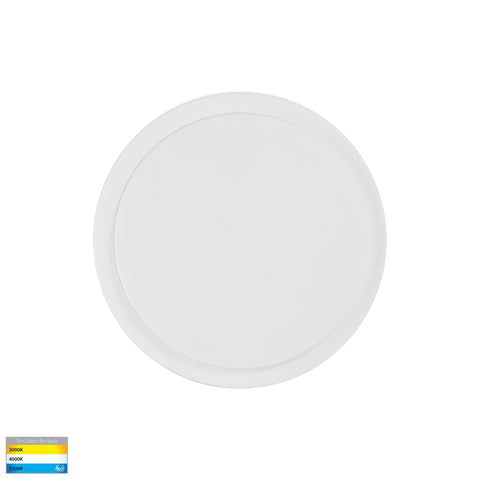 HV36052T-WHT- Liptor White 20w Ceiling Mounted LED Oyster - HV36052T-WHT
