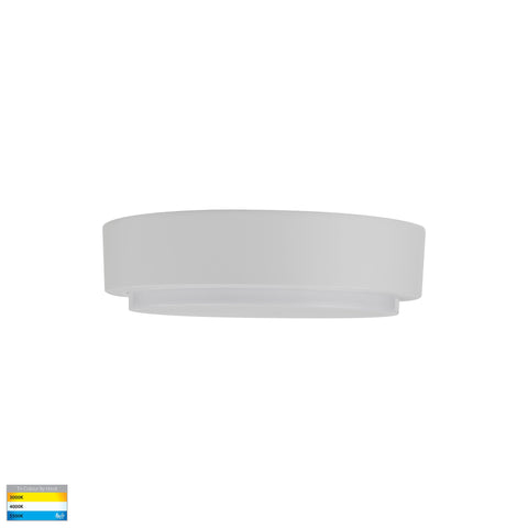 HV36052T-WHT- Liptor White 20w Ceiling Mounted LED Oyster - HV36052T-WHT