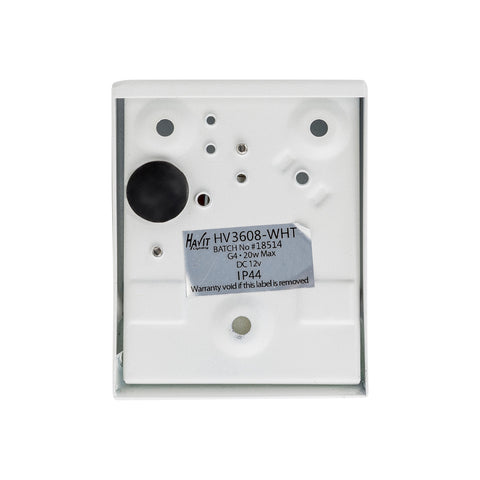 Taper White Wedge Step Light - HV3608C-WHT