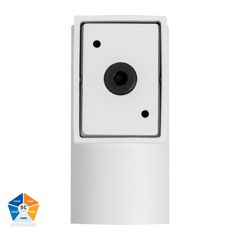 HV3625S-ALUWHT- Aries Aluminium White Fixed Down LED Wall Light - HV3625S-ALUWHT