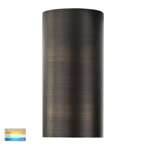 Aries Antique Brass LED Fixed Down Wall Light - HV3625T-AB