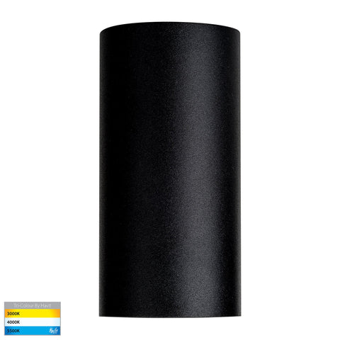 HV3625T-BLK- Aries 316 Stainless Steel Black Down LED Wall Light - HV3625T-BLK
