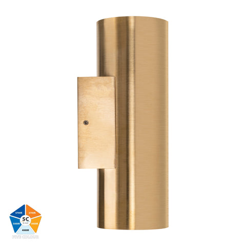 HV3626S-BR- Aries Solid Brass Up & Down LED Wall Light - HV3626S-BR