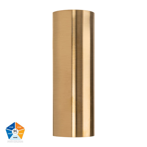 HV3626S-BR- Aries Solid Brass Up & Down LED Wall Light - HV3626S-BR