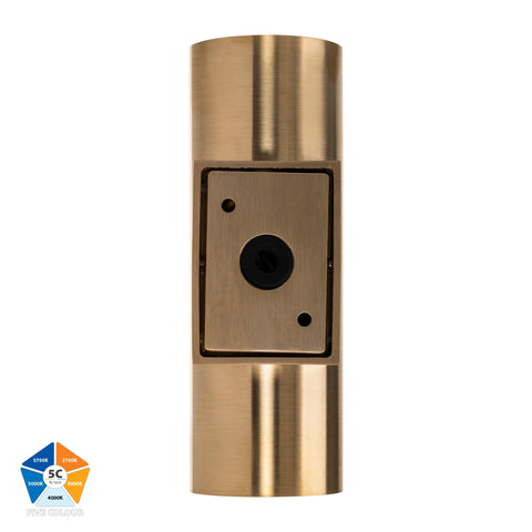 HV3626S-BR- Aries Solid Brass Up & Down LED Wall Light - HV3626S-BR