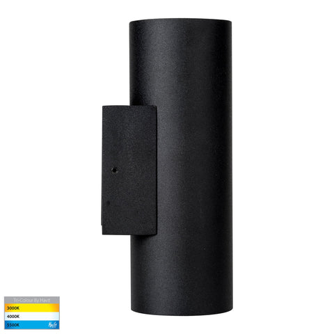 Aries 316 Stainless Steel Black Up & Down LED Wall Light HV3626T-BLK