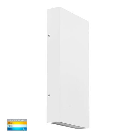 Essil White Up & Down LED Wall Light - HV3649T-WHT-12V