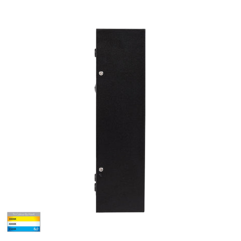 Essil Black Up & Down LED Wall Light - HV3650T-BLK-12V