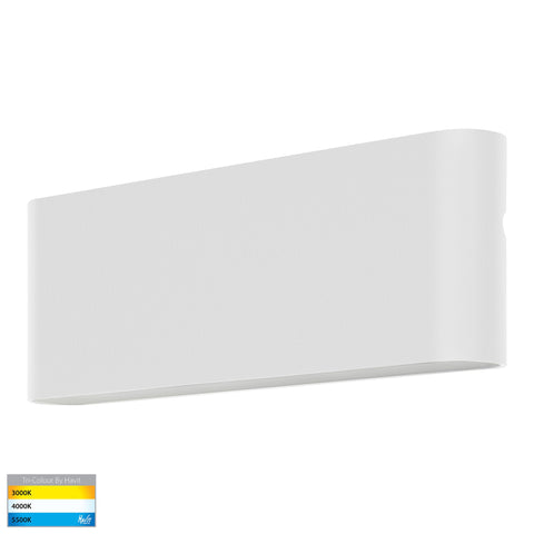 HV3652T-WHT- Lisse White Fixed Down LED Wall Light - HV3652T-WHT-12V
