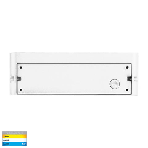 HV3652T-WHT- Lisse White Fixed Down LED Wall Light - HV3652T-WHT-240V