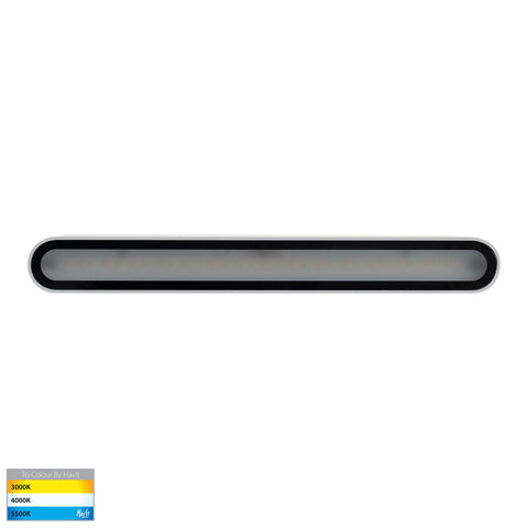 HV3652T-WHT- Lisse White Fixed Down LED Wall Light - HV3652T-WHT-240V