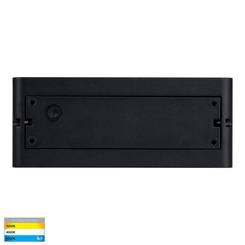 Lisse Black Up & Down LED Wall Light - HV3653T-BLK-12V