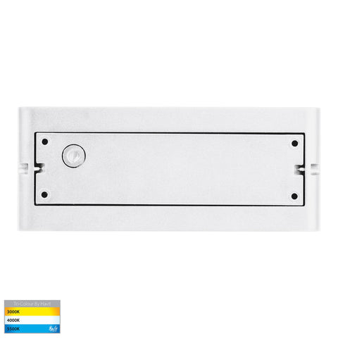 Lisse White Up & Down LED Wall Light - HV3653T-WHT-240V