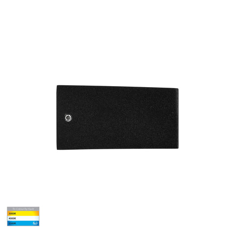 Siena Black LED Uplighter Wall Light - HV3654T-BLK