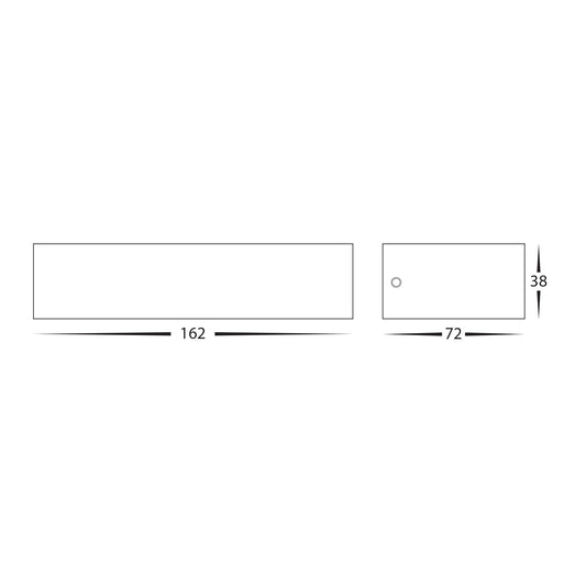 Siena Black LED Uplighter Wall Light - HV3654T-BLK