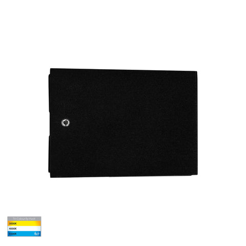 Siena Black LED Up & Down Wall Light - HV3657T-BLK