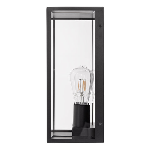 Bayside 316 Stainless Steel Black 2 Light Wall Light - HV36592W-BLK
