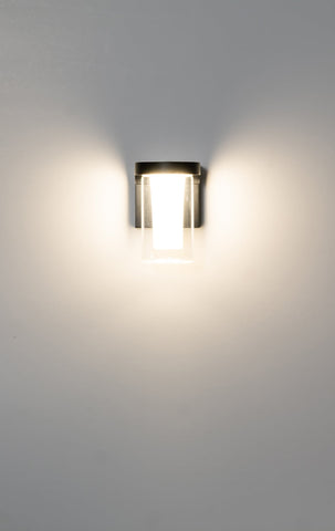 Otaner Black LED Wall Light - HV3691T-BLK-240V
