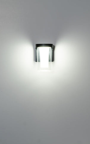 Otaner Black LED Wall Light - HV3691T-BLK-240V