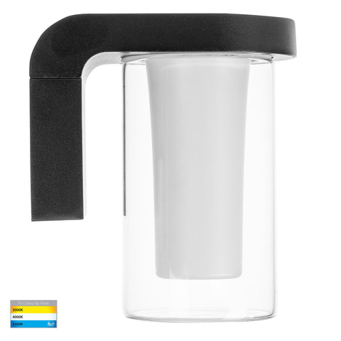 Otaner Black LED Wall Light - HV3691T-BLK-240V