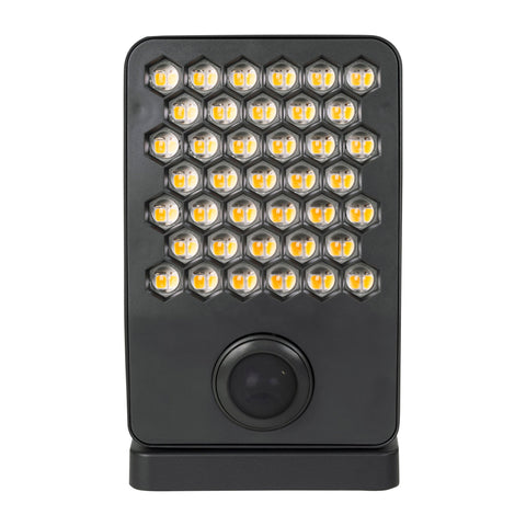 Favo Aluminium Grey LED Floodlight with Sensor - HV3721N-GRY-PIR