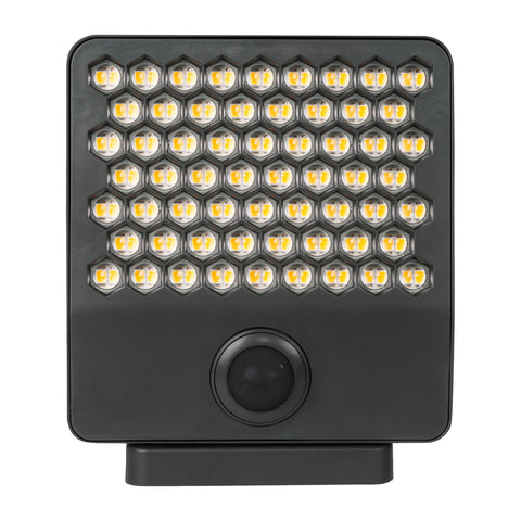 Favo Aluminium Grey LED Floodlight with Sensor - HV3722N-GRY-PIR