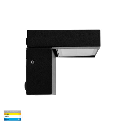 Locu Aluminium Black 12w Adjustable LED Floodlight - HV3731T-BLK