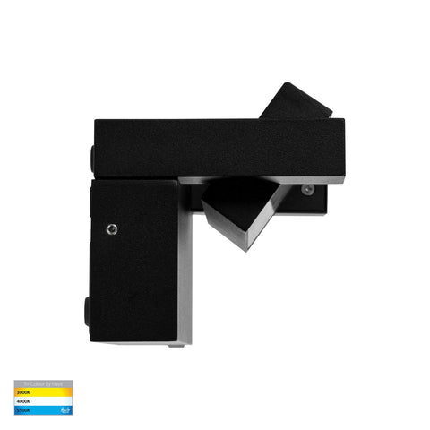 Locu Aluminium Black 12w Adjustable LED Floodlight - HV3731T-BLK