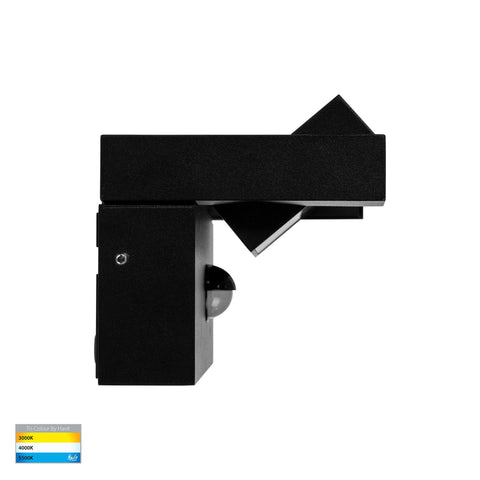 Locu Aluminium Black Adjustable 36w LED Floodlight with Sensor - HV3733T-BLK-PIR