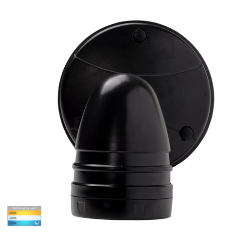 Focus Polycarbonate Black Single Adjustable Spot Light - HV3791T-BLK