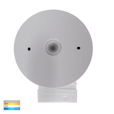 Focus Polycarbonate White Single Adjustable Spot Light With Sensor - HV3792T-WHT