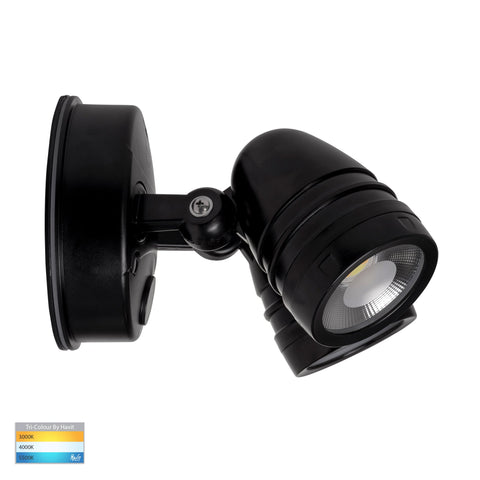 Focus Polycarbonate Black Double Adjustable Spot Light - HV3793T-BLK