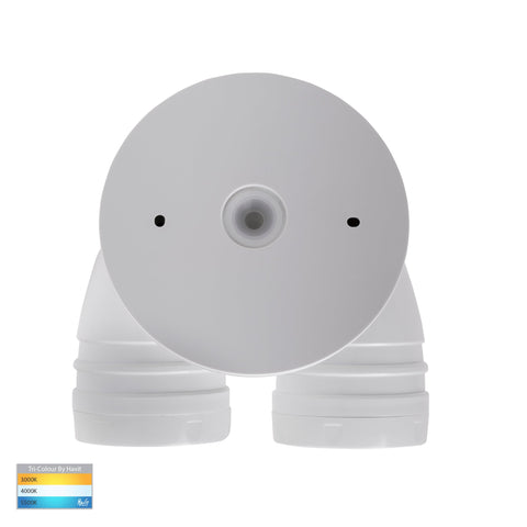 Focus Polycarbonate White Double Adjustable Spot Light - HV3793T-WHT