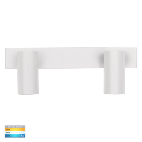 Revo White 2 Light TRI Colour LED Bar Light - HV4002T-2-WHT