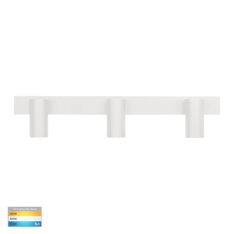 Revo White 3 Light TRI Colour Bar Light - HV4002T-3-WHT